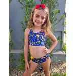 Biquíni Cropped Infantil Dino 