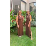 Vestido Betina Marrom