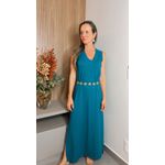 Vestido Betina Verde Militar 