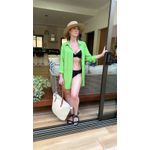 Chemise Verde Texturizada 