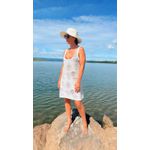 Vestido Macramê Gigi Off White