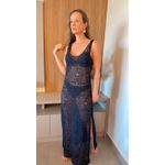 Vestido Longo Macramê Cléo Preta