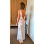 Vestido Longo Macramê Cléo Off White