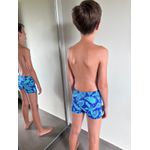 Sunga Boxer Infantil Folhagens