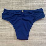 Hot Pants Drapeada Azul Marinho Anarruga