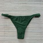 Tanga Fio em Dobra Com Regulagem Verde Militar Texturizado