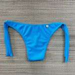 Tanga de Amarrar Azul Turquesa Textura
