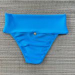 Hot Pants Pala Alta Azul Turquesa Textura
