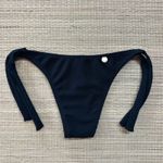 Tanga De Amarrar Larga Preto Textura