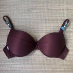 Top Meia Taça com alça com detalhes Coffee