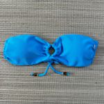 Top Tomara que Caia Azul Turquesa Textura 