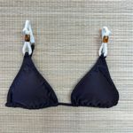 Top Cortininha detalhes Marrom Gloss