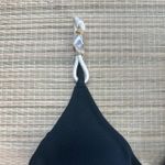 Top Cortininha detalhes Preto Textura