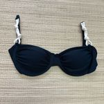 Top Meia Taça Verona Preto Textura