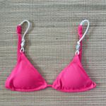 Top Cortininha detalhes Pink Textura