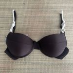 Top Meia Taça com detalhes Marrom Gloss
