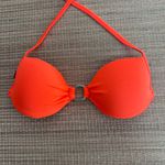 Top Meia Taça frente única Laranja Textura