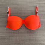 Top Meia Taça com detalhes Laranja Textura