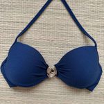 Top Meia Taça frente única Navy