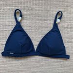 Top Cós Fixo detalhes Navy