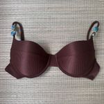 Top Meia Taça com alça com detalhes Cappuccino