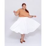 Saia Godê Branca - Plus Size