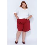 Blusa Malha Tricô Premium Branca - Plus Size