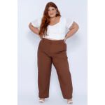 Top Laise Gola V com Manga Branco - Plus Size