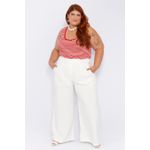 Blusa Regata Listra Vermelha - Plus Size
