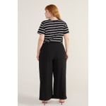 Calça Pantalona Social Viscose Preta - Plus Size