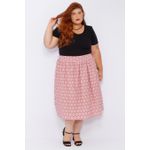 Blusa Malha Ribana Preta - Plus Size