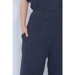 Calça Malha Azul Marinho - Plus Size