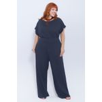 Calça Malha Azul Marinho - Plus Size