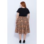 Saia Godê Algodão Onça- Plus Size
