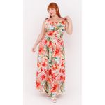 Top Babadinho Viscose Floral Color - Plus Size