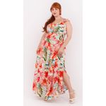 Top Babadinho Viscose Floral Color - Plus Size