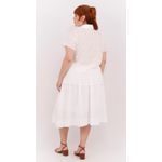 Camisa Laise Algodão Manga Curta - Plus Size