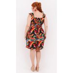 Top Babadinho Viscose Marinho Color - Plus Size