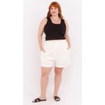 Top Segunda Pele Malha Preto - Plus Size