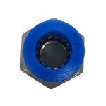 Conexão Reta para Engate Rápido - Rosca 1/4 - Tubo 8mm Bsp