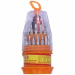 Kit Jogo Chaves de Precisão 31 Peças Torx / Alen / Philips / Fenda