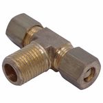 Conector Tee Macho Central 1/4x1/4bs P Vt com Tubo Cristofoli