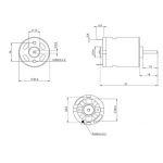 Micromotor 365 (Induzido) 12v S/ Vent