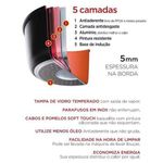 FRIGIDEIRA COLORSTONE 24 CM VOLCANO