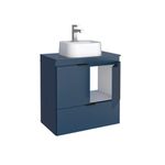 TOUCADOR MADEIRA LIS COM TAMPA AZUL