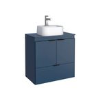 TOUCADOR MADEIRA LIS COM TAMPA AZUL