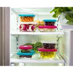 TIGELA VAP QUADRADA 2 LITROS COM TAMPA MARINEX