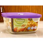 TIGELA VAP QUADRADA 2 LITROS COM TAMPA MARINEX