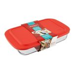 LASANHEIRA RETANGULAR 5 LITROS COM TAMPA PLASTICA