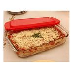 LASANHEIRA RETANGULAR 5 LITROS COM TAMPA PLASTICA